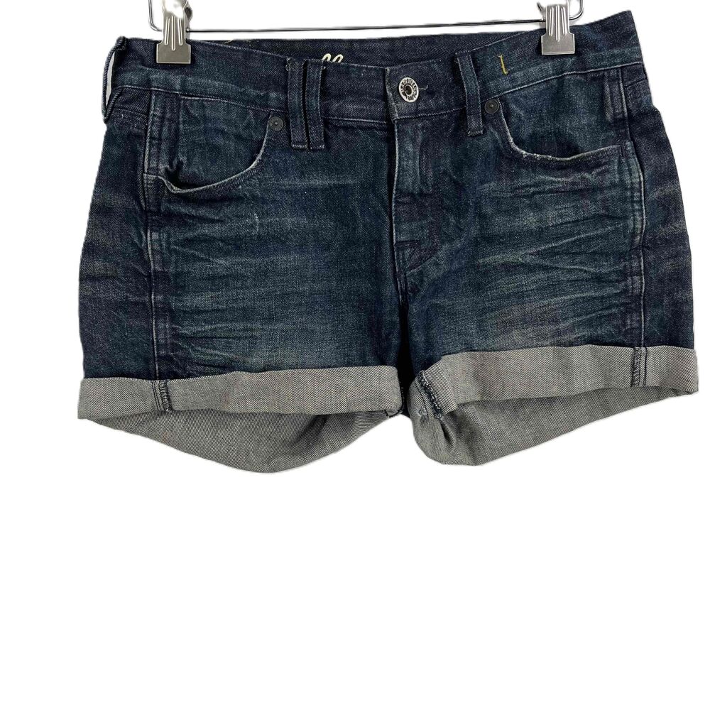 Madewell Vintage Look‎ Denim Rolled Cuff Jean Shorts Size 24
